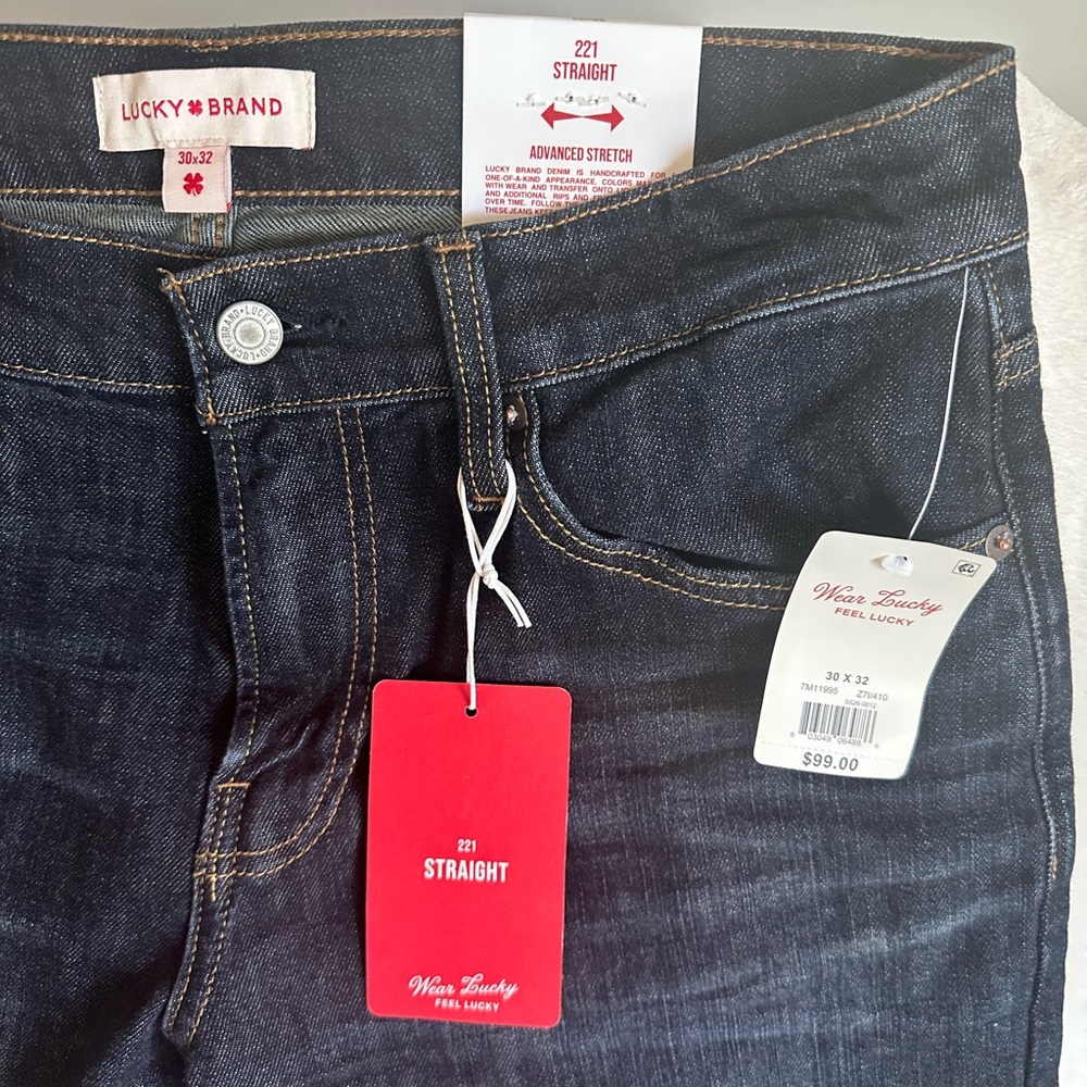 Lucky Brand Indigo Straight Jeans